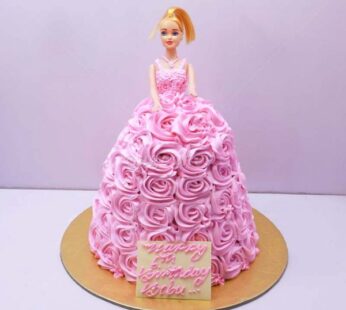 BARBIE DOLL CAKE